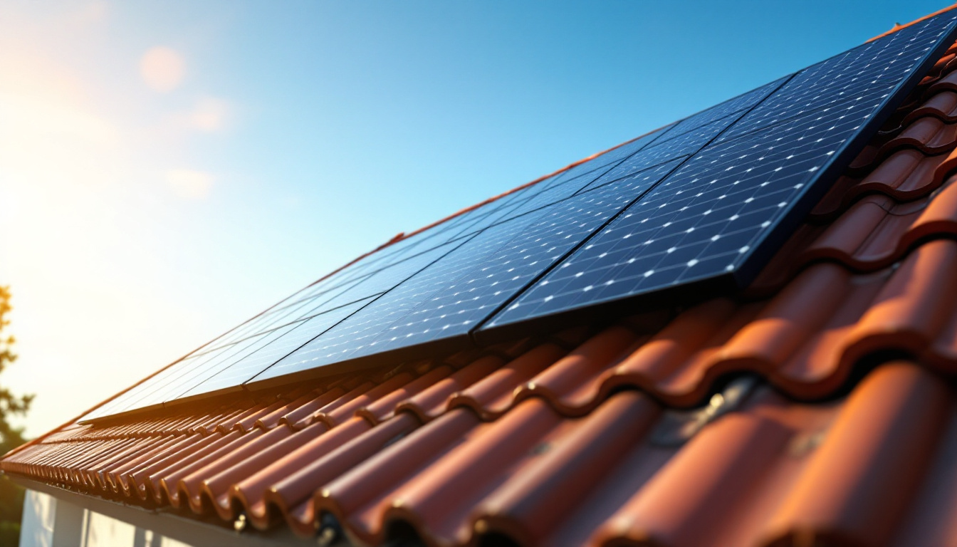 Photovoltaik-Module auf einem Wohnhausdach